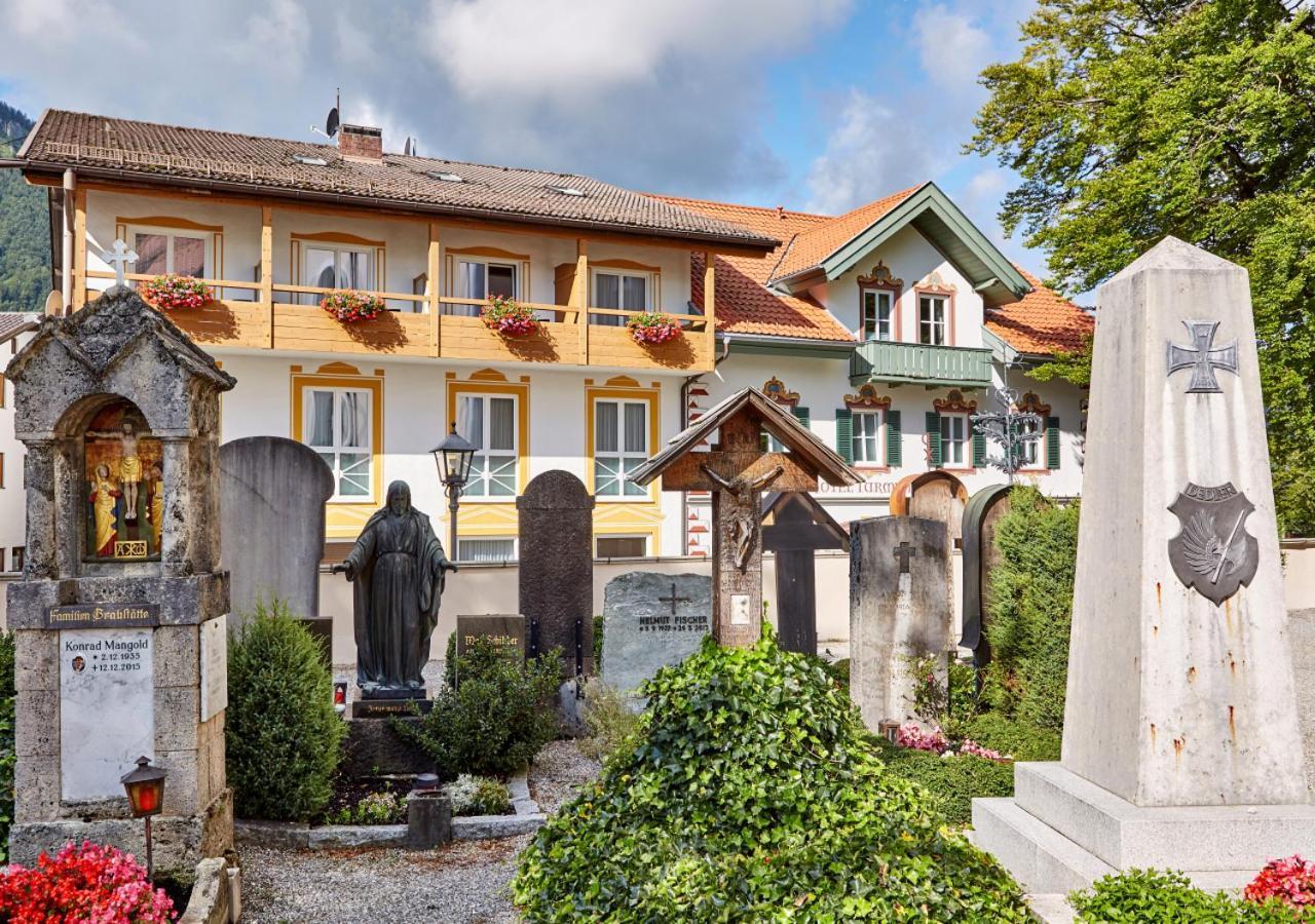Zum Turm - Apartments Und Gaestezimmer Oberammergau Exterior foto