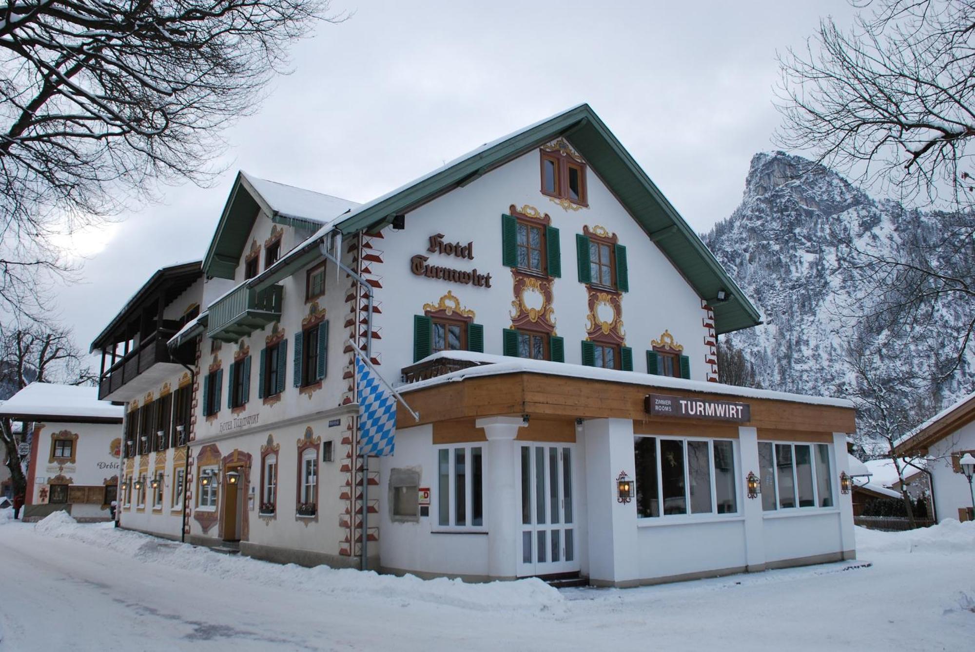 Zum Turm - Apartments Und Gaestezimmer Oberammergau Exterior foto